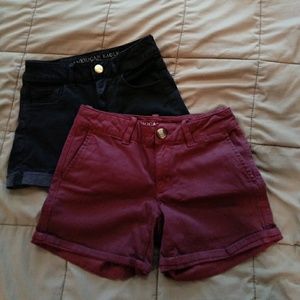 American Eagle Outfitters shorts twill sateen